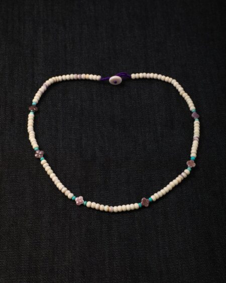 Wampum Shell with Pearl Necklace