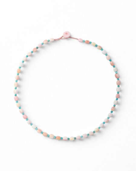Natural Queen Conch Turquoise Necklace