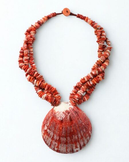 Natural Spiny Oyster Shell Necklace