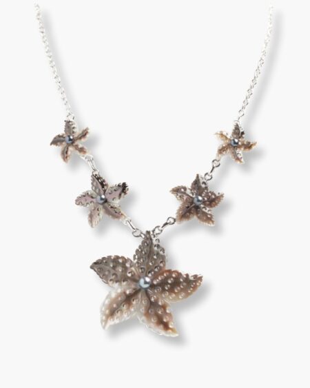 Fresh-Water Pearl with Starfishes Necklace