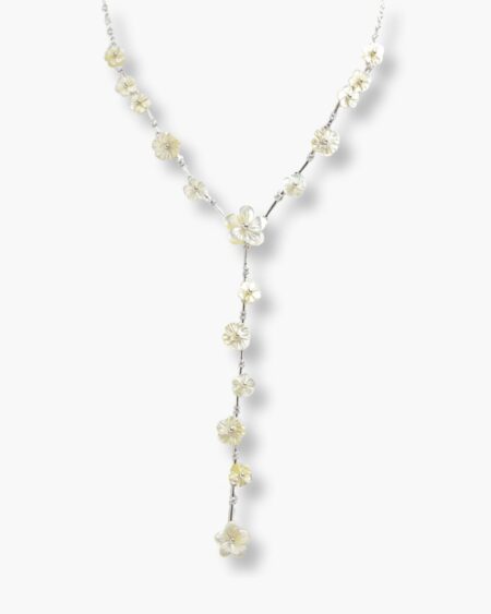 Tiny Flowers of Long Necklace