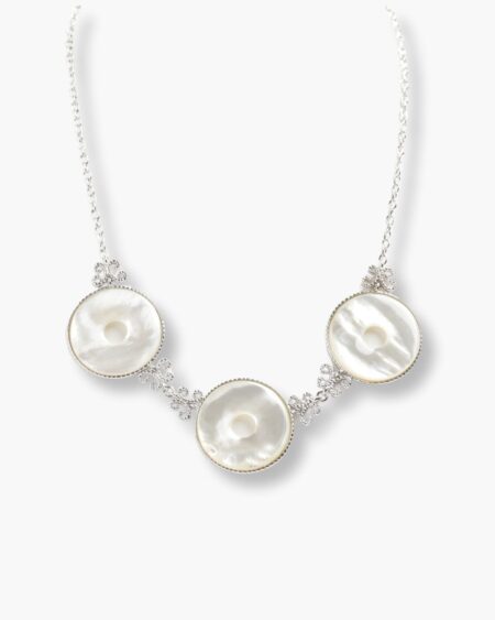 Round Loop Pieces Filigree Necklace