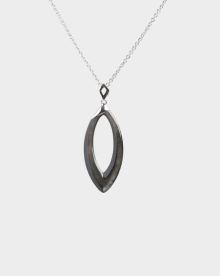 Hallow Marquise Necklace