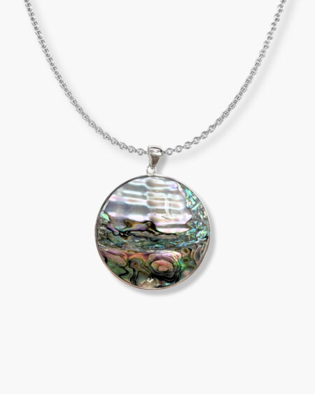 Big Circle Silver Pendant