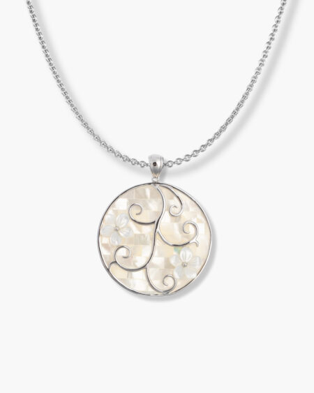 Round Mosaic Plate Pendant