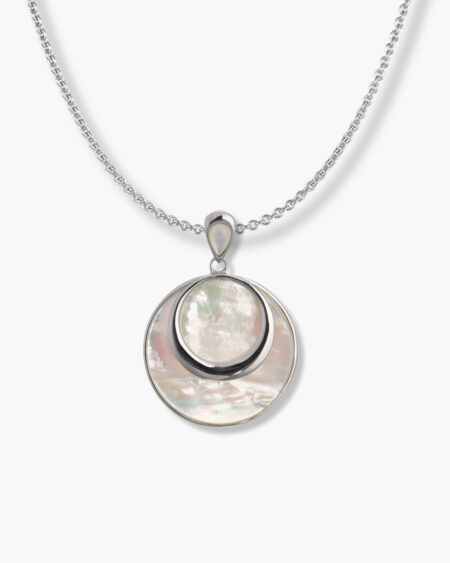 Round Silver Pendant