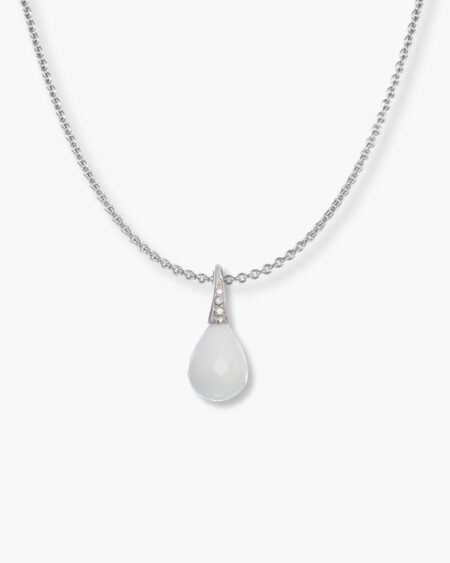 Simple Faceted Droplet Pendant