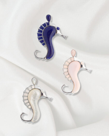 Seahorse Sterling Silver Pendant