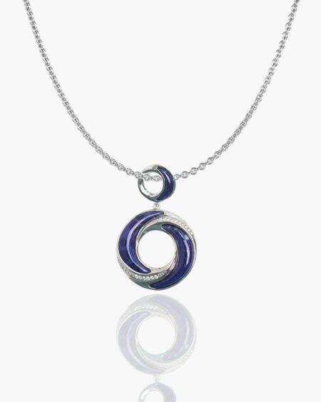 Double Crescent Moon Pendant