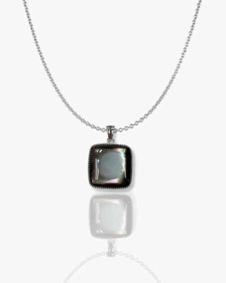 Sterling Silver Cushion Pendant