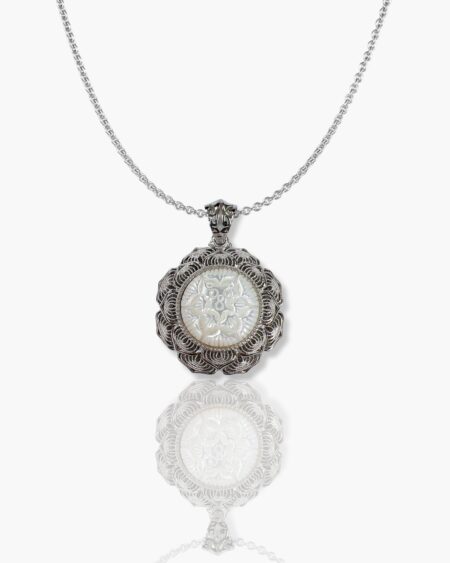 Sterling Silver Flower Pendant