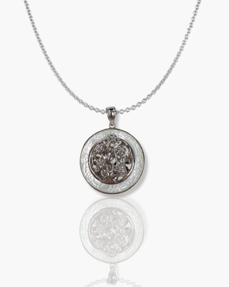 Sterling Silver Flower Pendant