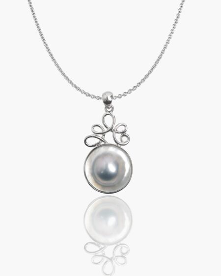 Elegant Mabe Pearl Pendant
