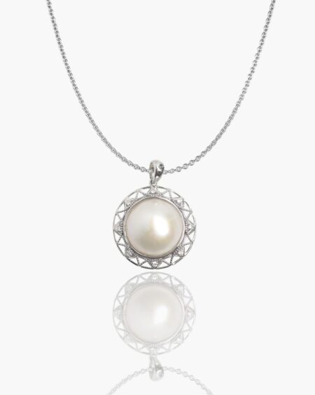 Mini Sun Mabe Pearl Pendant