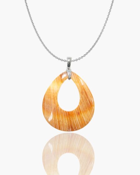 Hallow Water-Drop Shaped Pendant