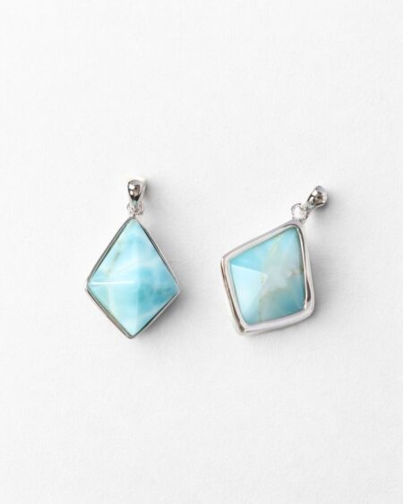 Larimar Rhombus Pendant