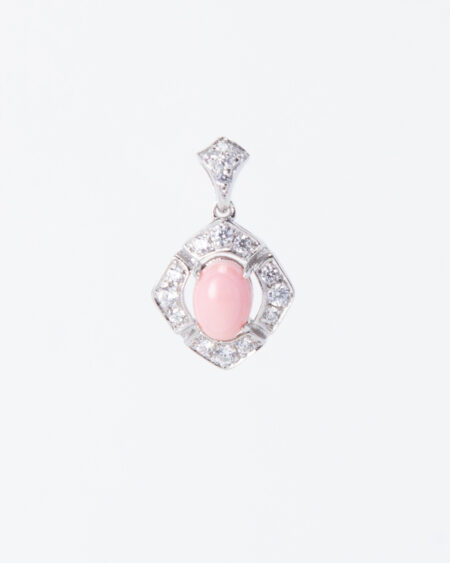 Rhombus Pendant, Sterling Silver