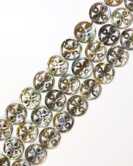 Abalone Lucky Filigree Knot Strand