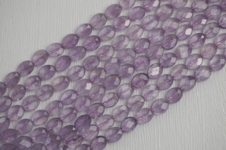Amethyst Oval Shape (Faceted) Strand