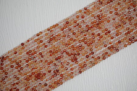 Carnelian Round Beads Strand