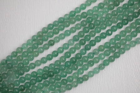 Green Aventurine Round Beads  Strand