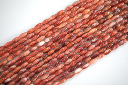 Natural Spiny Oyster Barrel Shape Strand
