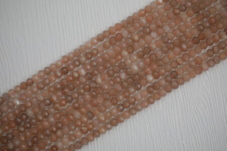 Sunstone Rondelle (Faceted) Strand